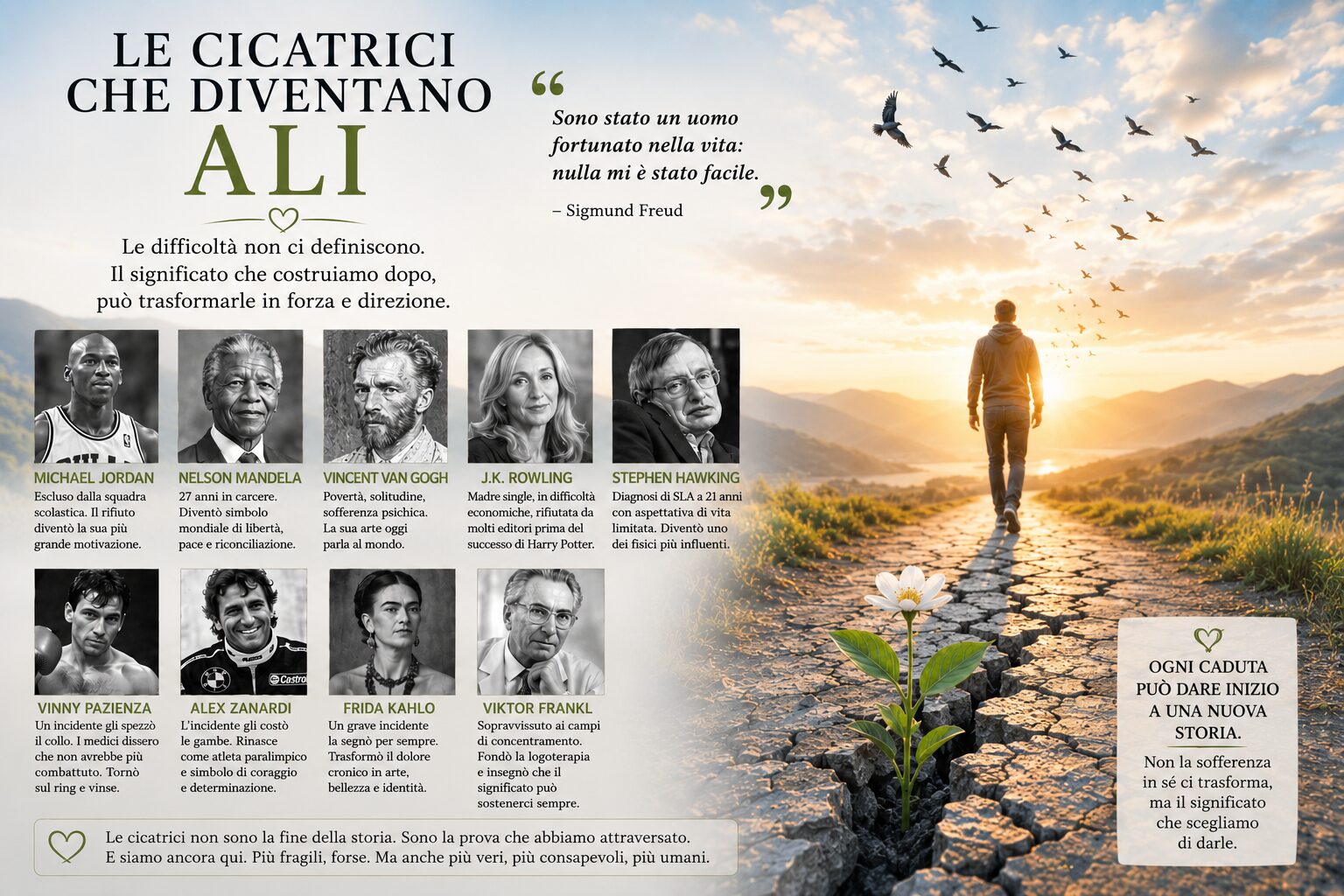 Le cicatrici che diventano ali